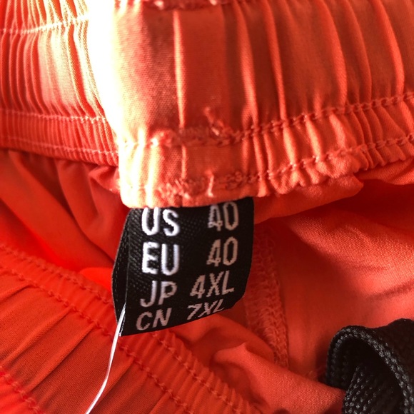 Magcomsen Mens Outdoorsport Performance Shorts Size 40. Orange NWT - Picture 5 of 8